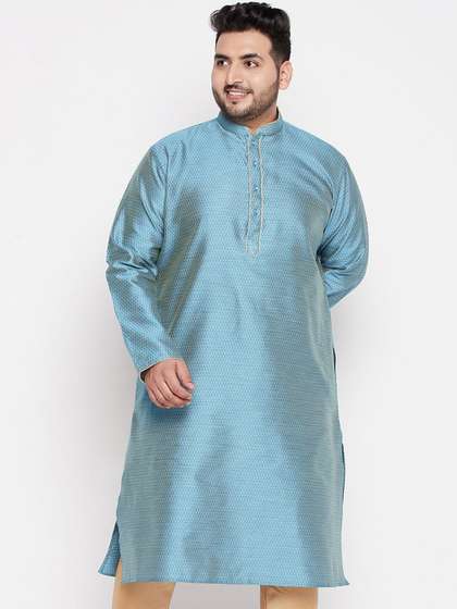 VASTRAMAY Men Silk Blend Kurta