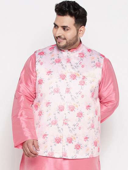 VASTRAMAY Men Plus Size Nehru Jacket