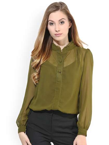 semi formal shirts for ladies