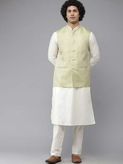 See Designs Men Woven Design Nehru Jackets