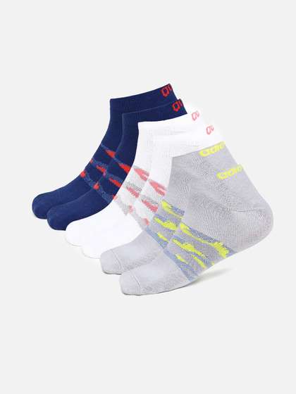 ADIDAS Pack Of 3
                    Patterned Ankle Length Socks