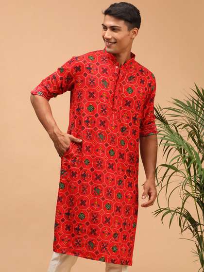 VASTRAMAY Ethnic Motifs Printed Kurta