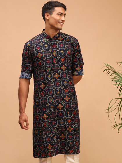 VASTRAMAY Ethnic Motifs Printed Kurta