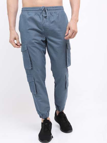 HIGHLANDER Men Joggers Cargo Pocket Trousers