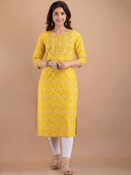 misbis Ethnic Motifs Printed Kurta