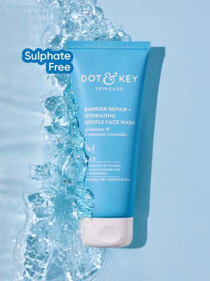 DOT & KEY Barrier Repair Probiotics 5 Ceramides pH5.5 Hydrating Gentle Face Wash - 100ml