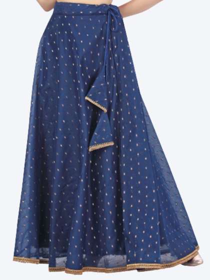 Studio Shringaar Women Embellished Maxi Flared Skirts