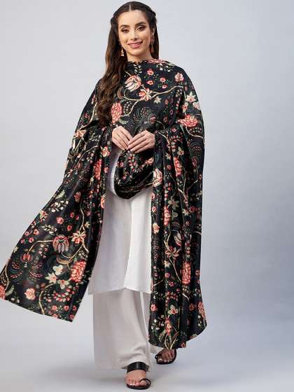 InWeave Women Printed Velvet Shawl