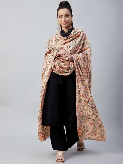 InWeave Women Printed Velvet Shawl