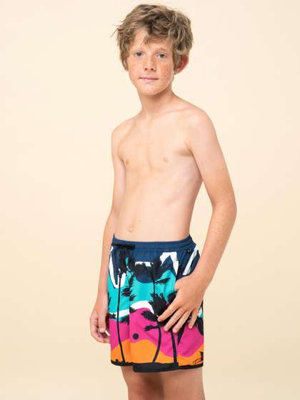 Decathlon OLAIAN - Boys
                    Printed Drawstring Surfing Shorts