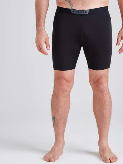 Decathlon Kipsta -
                        Adults Black Football Compression Base Layer
                        Tight Short
