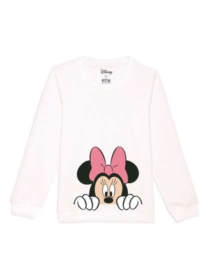 Disney by Wear Your Mind
                    Girls White Printed Sweatshirt