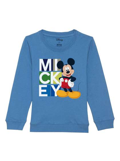 Disney by Wear Your Mind
                    Kids Blue Printed Sweatshirt