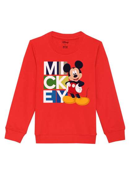 Disney by Wear Your Mind
                    Kids Red Printed Sweatshirt