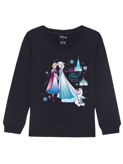 Disney by Wear Your Mind
                    Girls Navy Blue Printed Sweatshirt