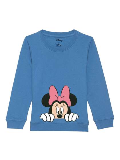Disney by Wear Your Mind
                    Girls Blue Printed Sweatshirt