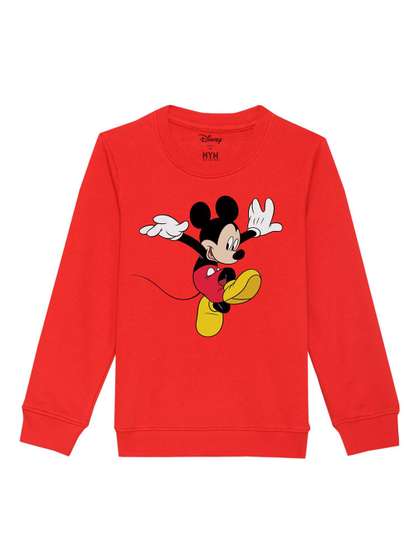 Disney by Wear Your Mind
                    Kids Red Printed Sweatshirt