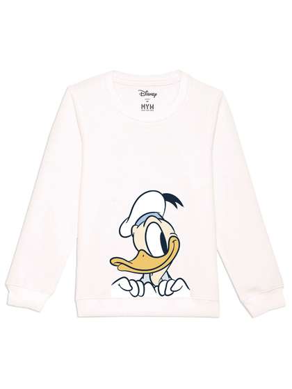 Disney by Wear Your Mind
                    Kids White Printed Sweatshirt