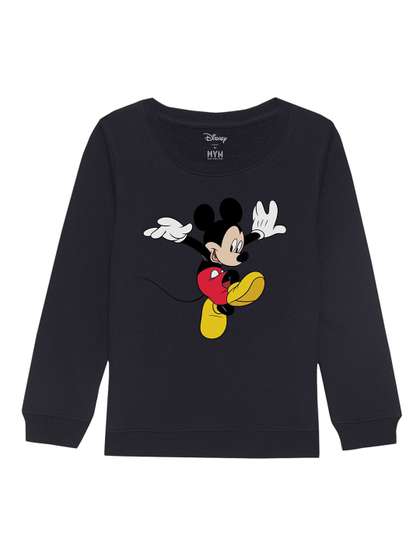 Disney by Wear Your Mind
                    Kids Black Printed Sweatshirt