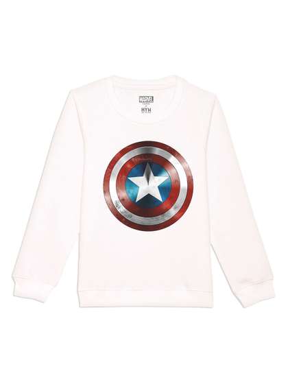 Marvel by Wear Your Mind
                    Kids White Printed Sweatshirt
