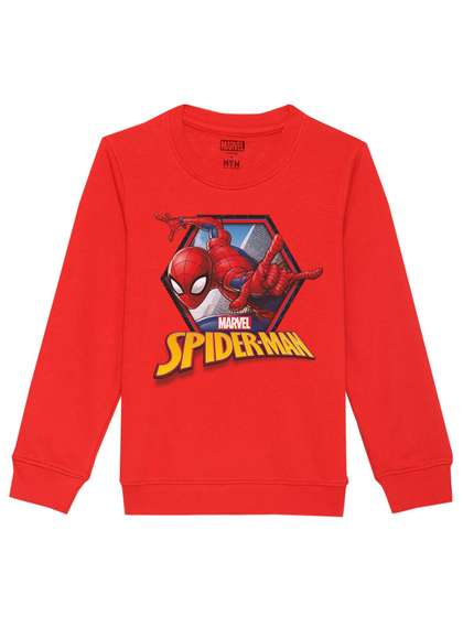 Marvel by Wear Your Mind
                    Unisex Kids Red Sweatshirt