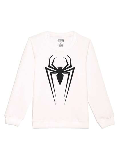 Marvel by Wear Your Mind
                    Kids White Printed Sweatshirt