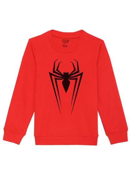 Marvel by Wear Your Mind
                    Unisex Kids Red Printed Sweatshirt