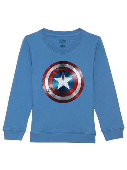 Marvel by Wear Your Mind
                    Unisex Kids Blue Printed Sweatshirt