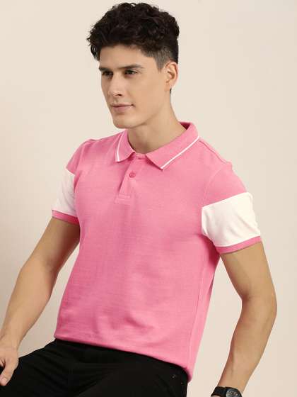 encore by INVICTUS Men Solid Polo Collar T-shirt
