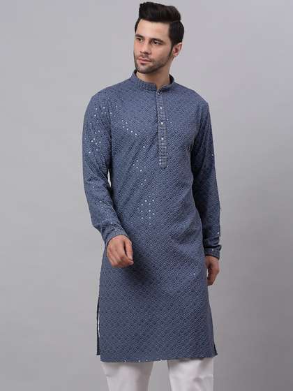 Jompers Men Geometric Kurta
