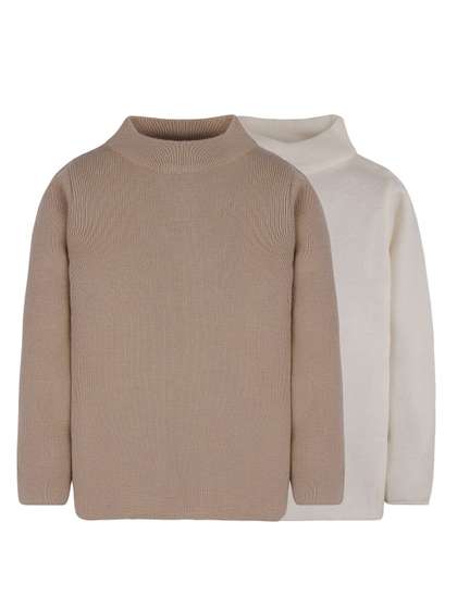 RVK Pack of 2 Unisex
                      Kids Beige & Off White Pullover