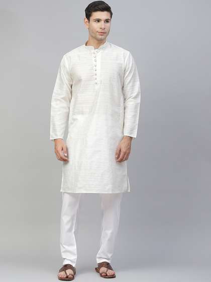 MANQ Men Thread Work Kurta