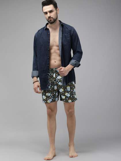 Roadster Men Set of 2 Printed Cotton Boxers