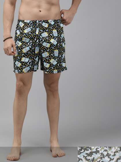 Roadster Men Set of 2 Printed Cotton Boxers