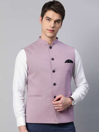 ESSAS club Men SolidNehru Jacket