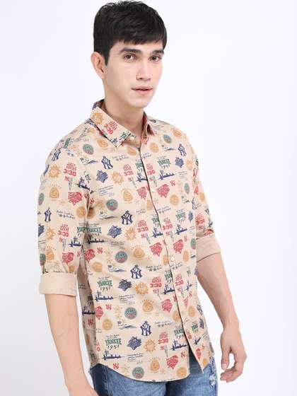 HIGHLANDER Printed Casual Shirt