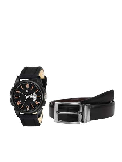MARKQUES Men Watch and
                    Belt Combo Gift Set