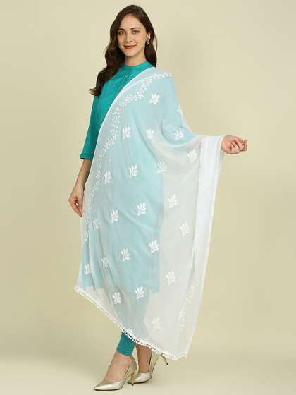 Dupatta Bazaar
                          Embroidered Chiffon Dupatta
