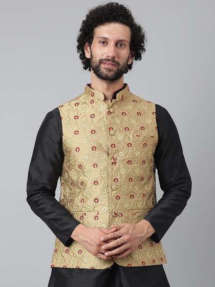 hangup trend Men Embroidered Nehru Jackets