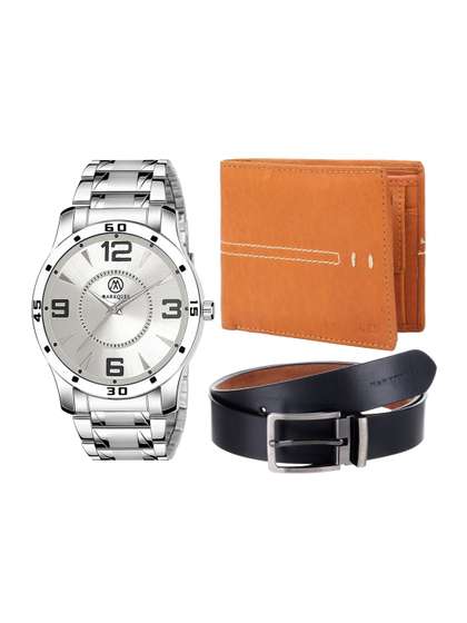 MARKQUES Men Solid
                      Accessory Gift Set