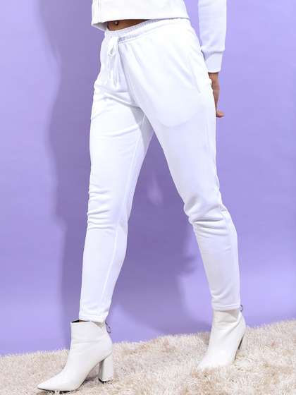 Tokyo Talkies Women Solid Slim-Fit Track Pants