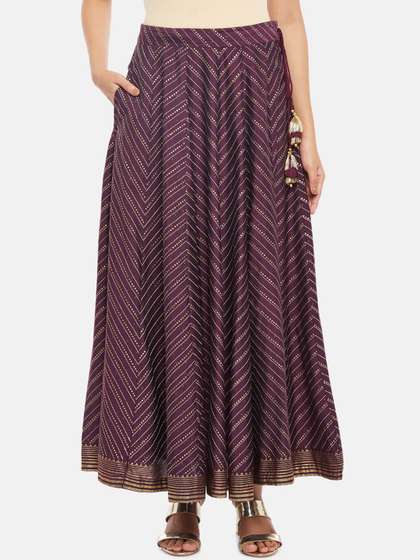 RANGMANCH BY PANTALOONS Women Printed Maxi Skirts