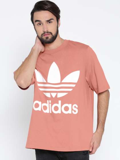 dusty pink adidas t shirt