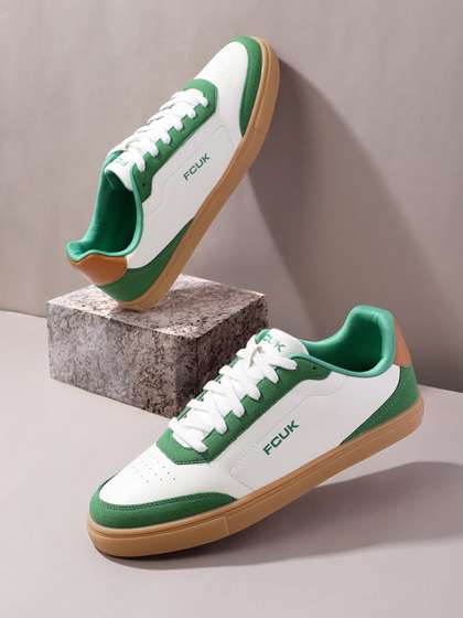 FCUK Men
                          Colourblocked Sneakers