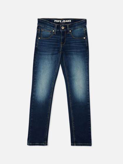 Pepe Jeans Boys Cashed
                    Slim Fit Heavy Fade Stretchable Jeans