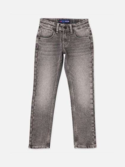 Pepe Jeans Boys Slim Fit
                    Heavy Fade Stretchable Jeans