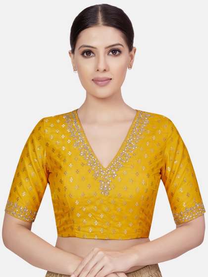 Studio Shringaar Embroidered Brocade Blouse