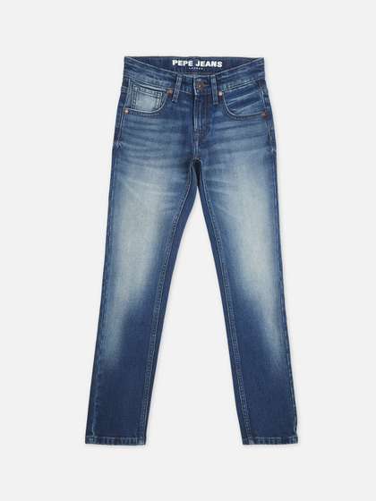Pepe Jeans Boys Slim Fit
                    Heavy Fade Stretchable Jeans