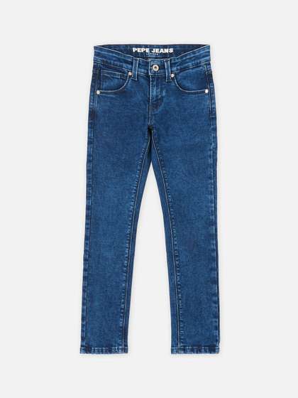 Pepe Jeans Boys Cashed
                    Slim Fit Light Fade Stretchable Jeans