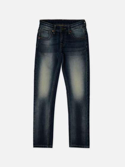 Pepe Jeans Boys Cashed
                    Slim Fit Heavy Fade Stretchable Jeans